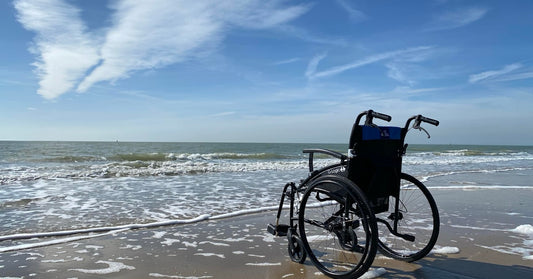 Woman in wheelchair with independence focus