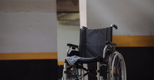 Woman in wheelchair living independently